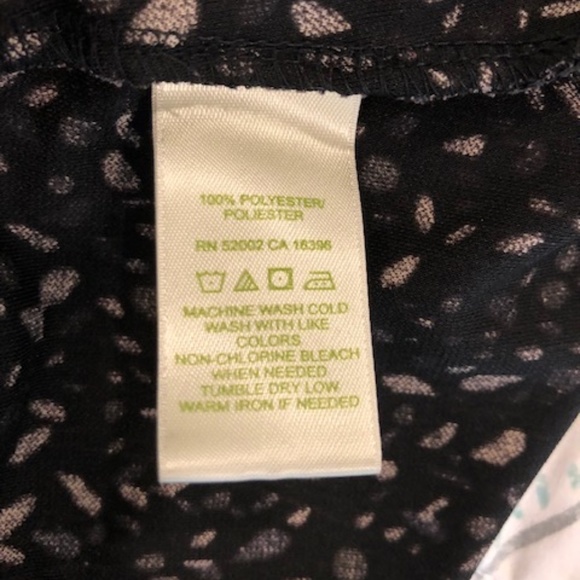 Sigrid Olsen 3/4 sleeves , Floral Wrap Dress Sz XS - Picture 9 of 9